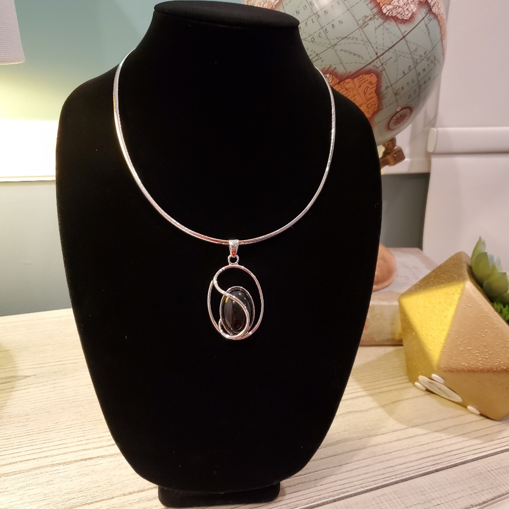 Lia Sophia Reversable Necklace with 3 Slides